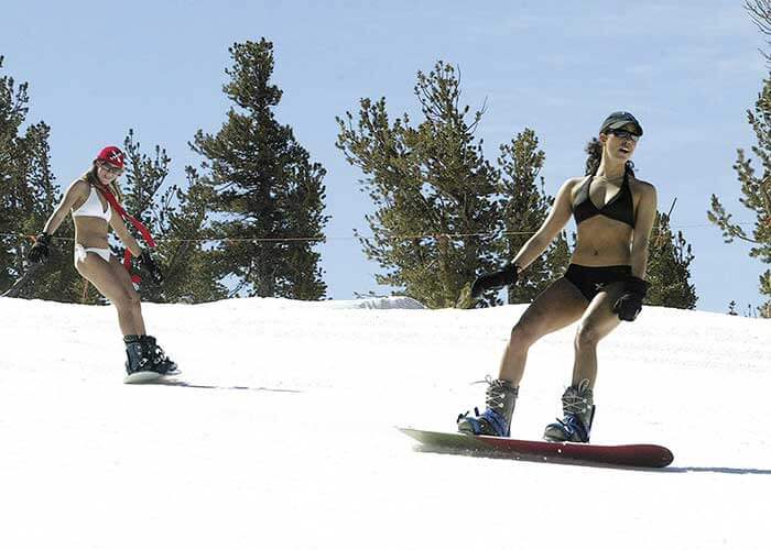 Spring Skiing Heavenly Lake Tahoe