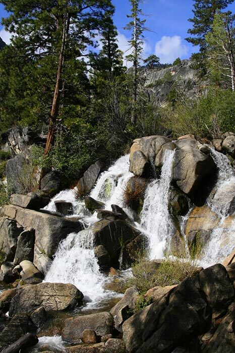 Hot Springs Creek Falls Lake Tahoe