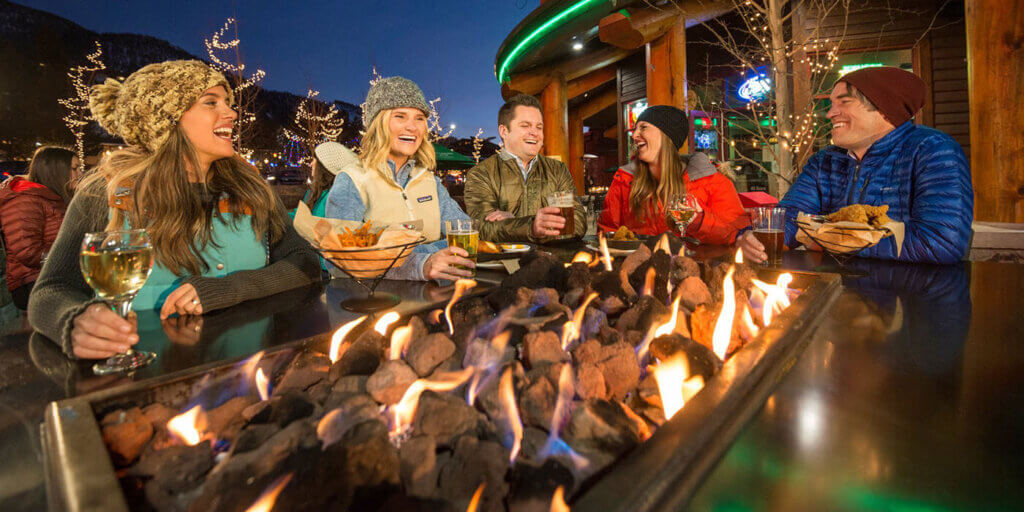 McP's Taphouse Outdoor Firepit Lake Tahoe