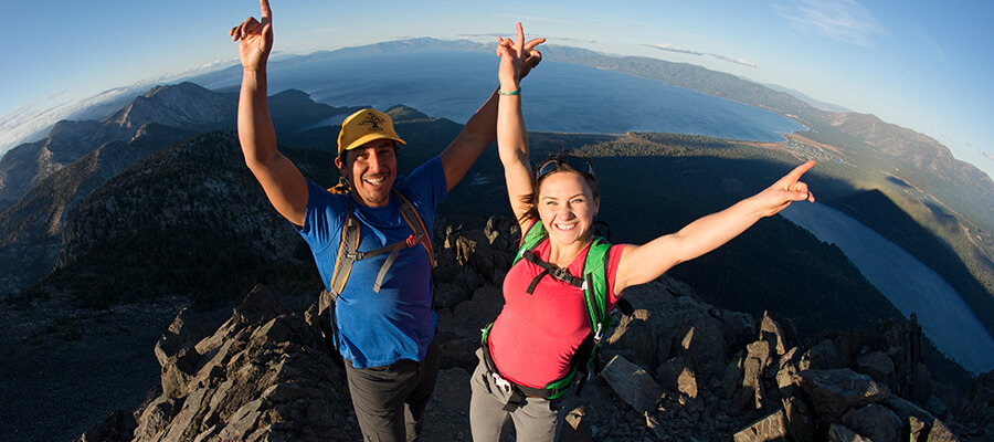 Hiking in Lake Tahoe