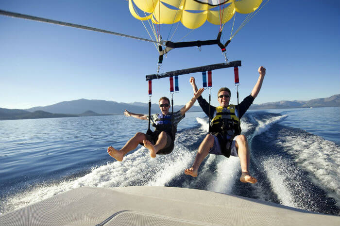 parasailing