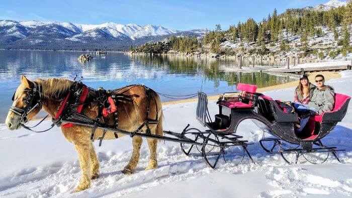 Sand Harbor Sleigh Ride © Borges Sleigh & Carriage Rides