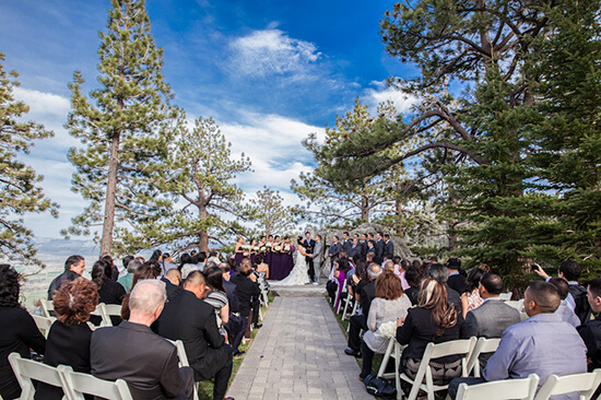 Weddings at the Ridge Tahoe - Photo: Ridge Tahoe