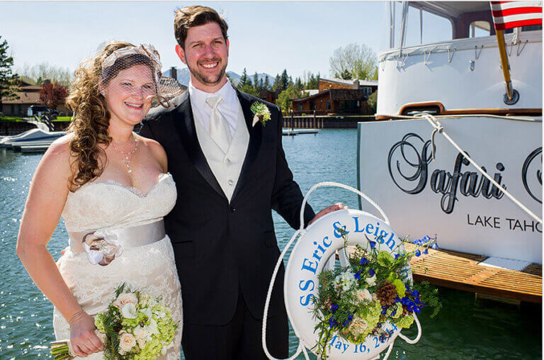 Lake Tahoe Weddings on the Safari Rose Yacht