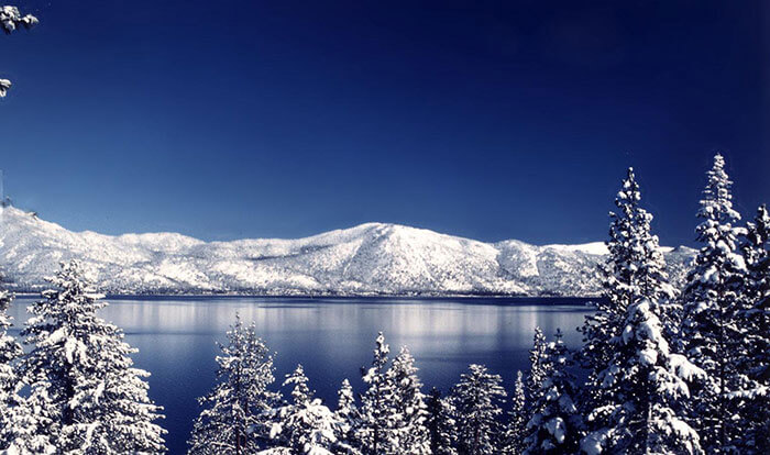 Snow Mountains Lake Tahoe