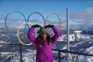 Squaw Valley Lake Tahoe Olympic Rings