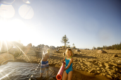 Summer Beach Fun Lake Tahoe 