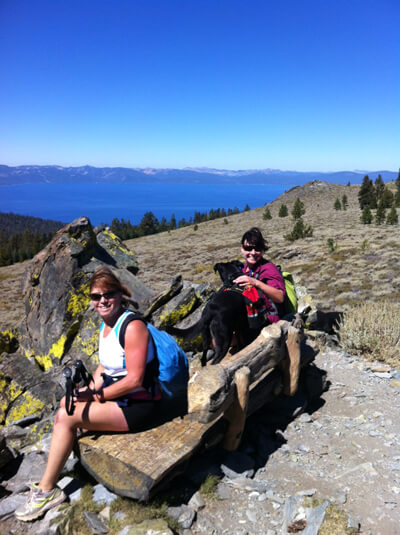 hiking tahoe rim trail