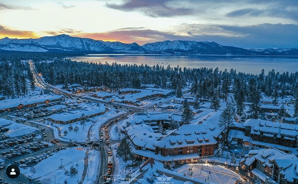 Lake Tahoe from above