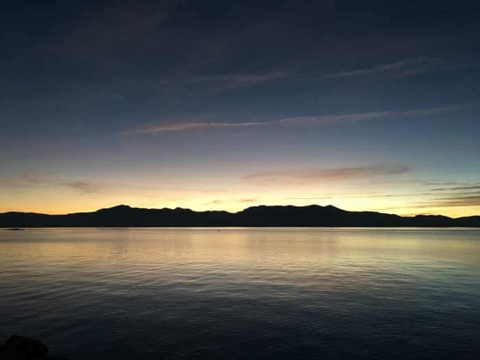 Tahoe Sunset Mindfullness
