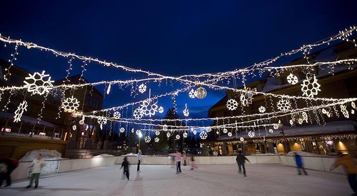 Outdoor Ice Rink Heavenly Village Lake Tahoe