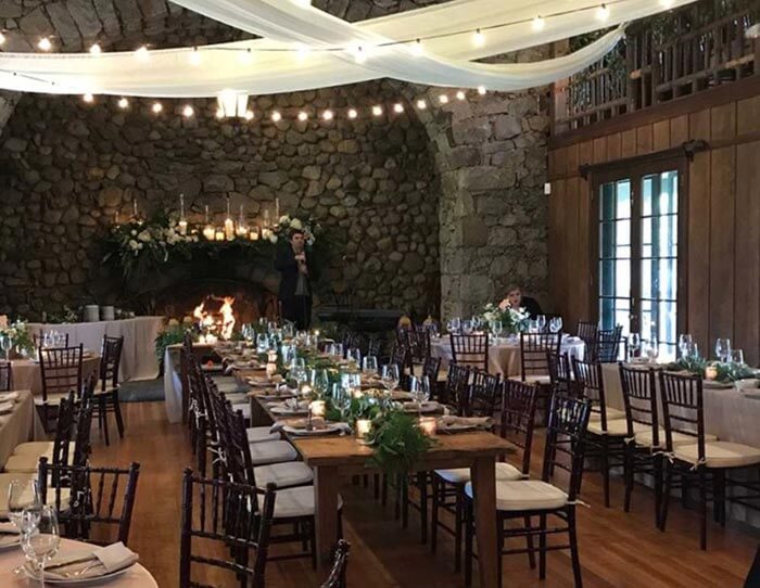 Valhalla Tahoe Grand Hall Wedding Reception