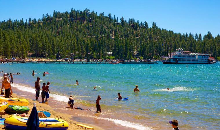 Zephyr Cove Beach