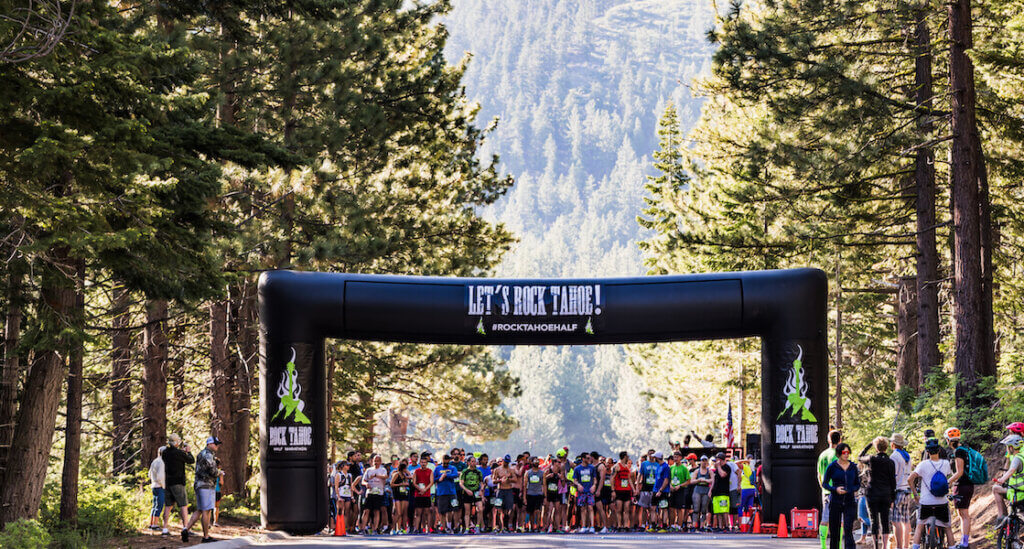 Rock Tahoe Race Start Line