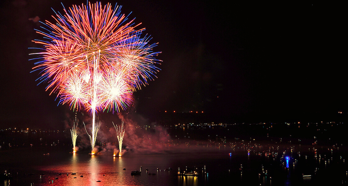 Lights on the Lake July 4 Fireworks Display