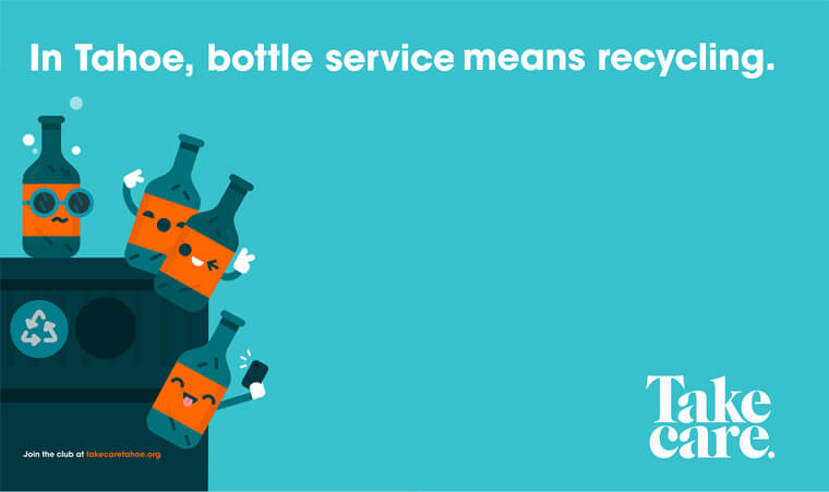 In Tahoe, Bottle Service means recycling