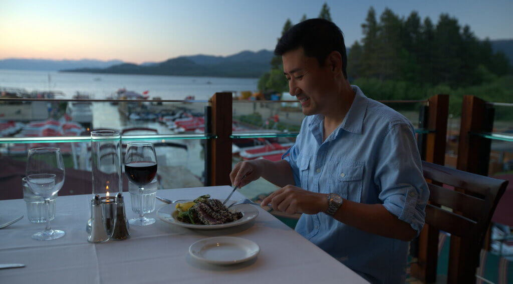 Lake view dining at Riva Grill