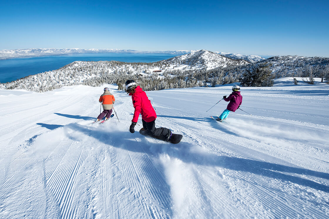 Skiing and Boarding Heavenly Mountain Resort Lake Tahoe