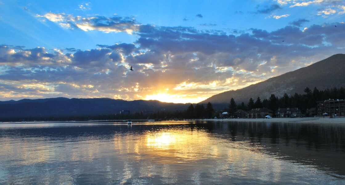 Sunrise over Lake Tahoe