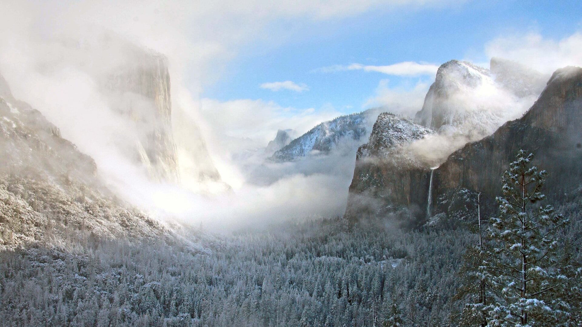 Yosemite National Park in Winter