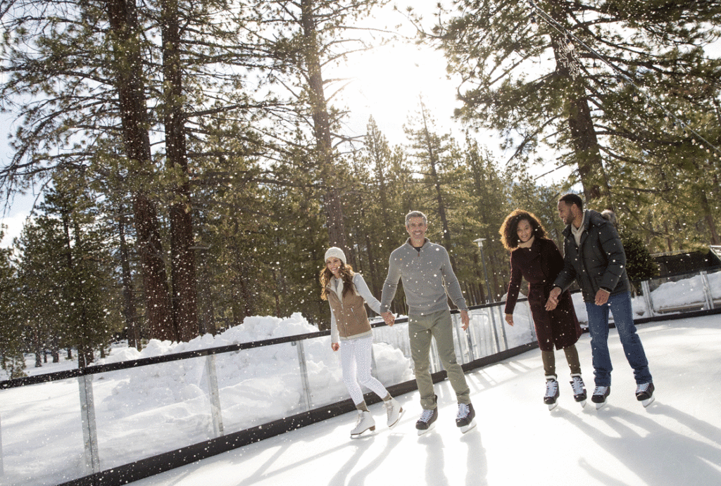 Edgewood on Ice at Lake Tahoe Friends Skating