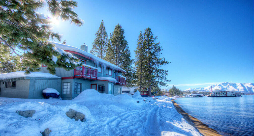 Lake Tahoe Accommodations Winter Lake Front -1120
