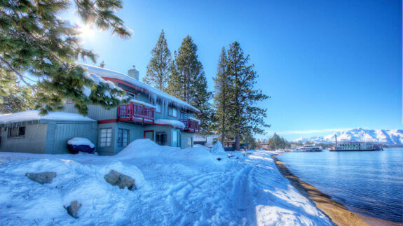 Lake Tahoe Accommodations Winter Lake Front -1200