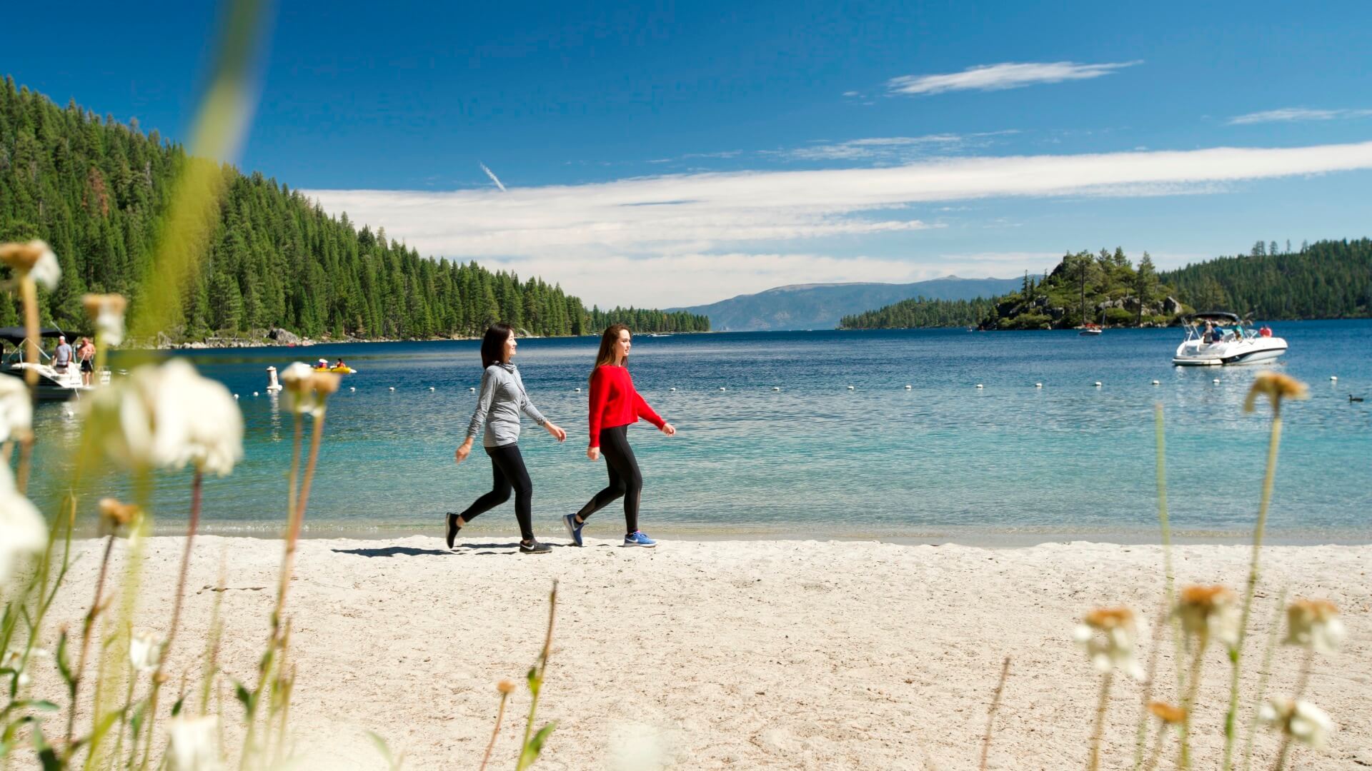 Two Women at Emerald Bay