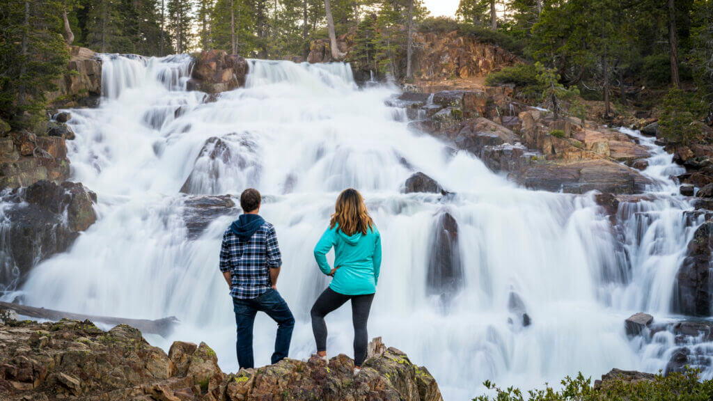 Lower Glen Alpine Falls Lake Tahoe