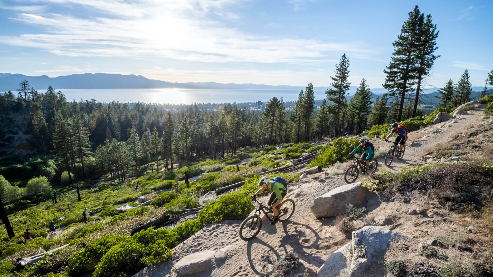 Mountain Biking on Van Sickle Trail - Rachid Dahnoun / LTVA