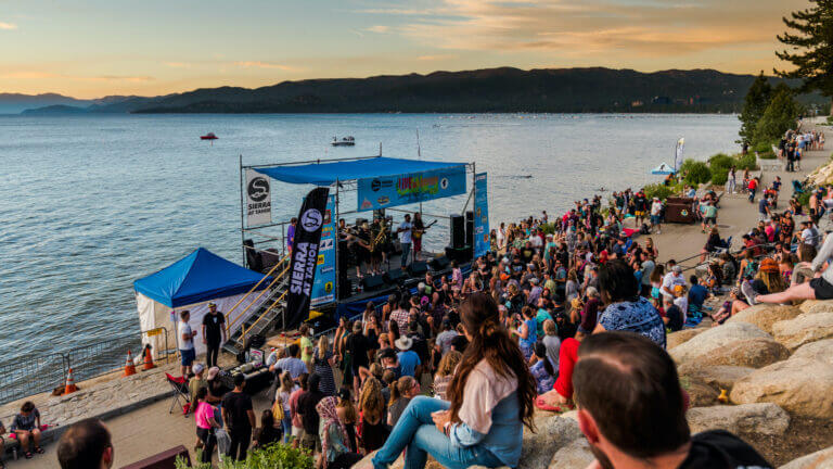 Crowds at Live at Lakeview Concert - Brian Walker / Lake Tahoe Visitors Authority