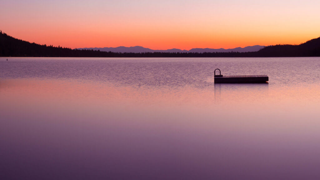 Sunset at Fallen Leaf Lake - Brad Scott / LTVA
