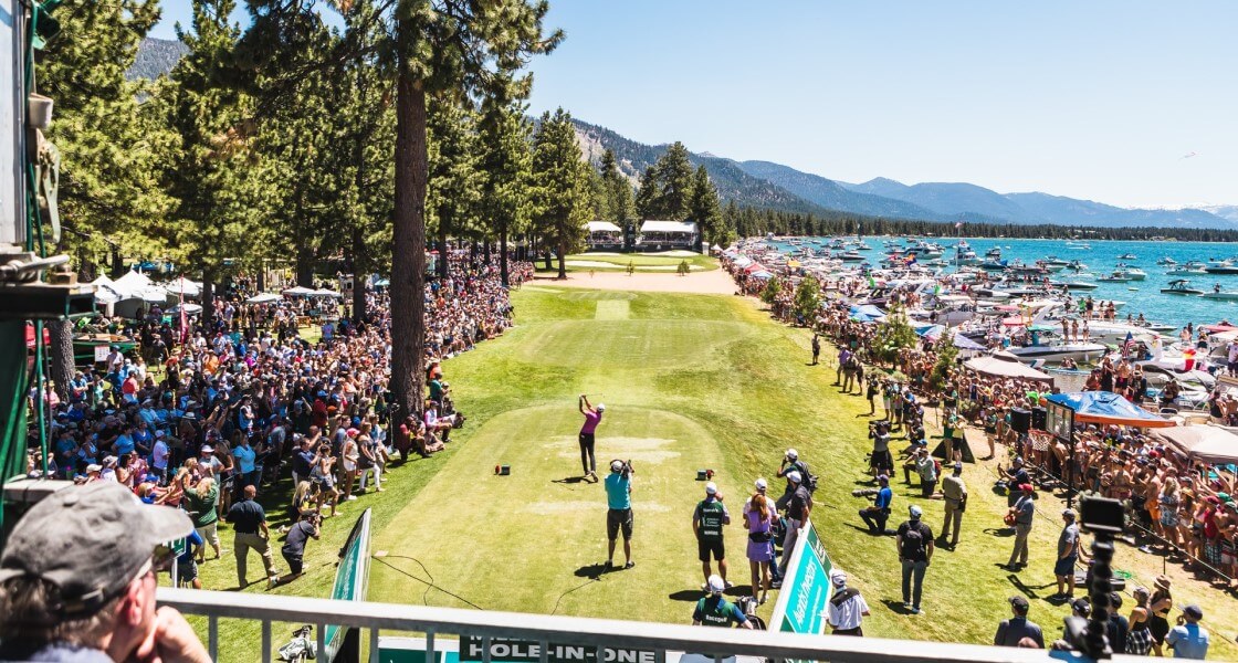 Steph Curry at Celebrity Golf