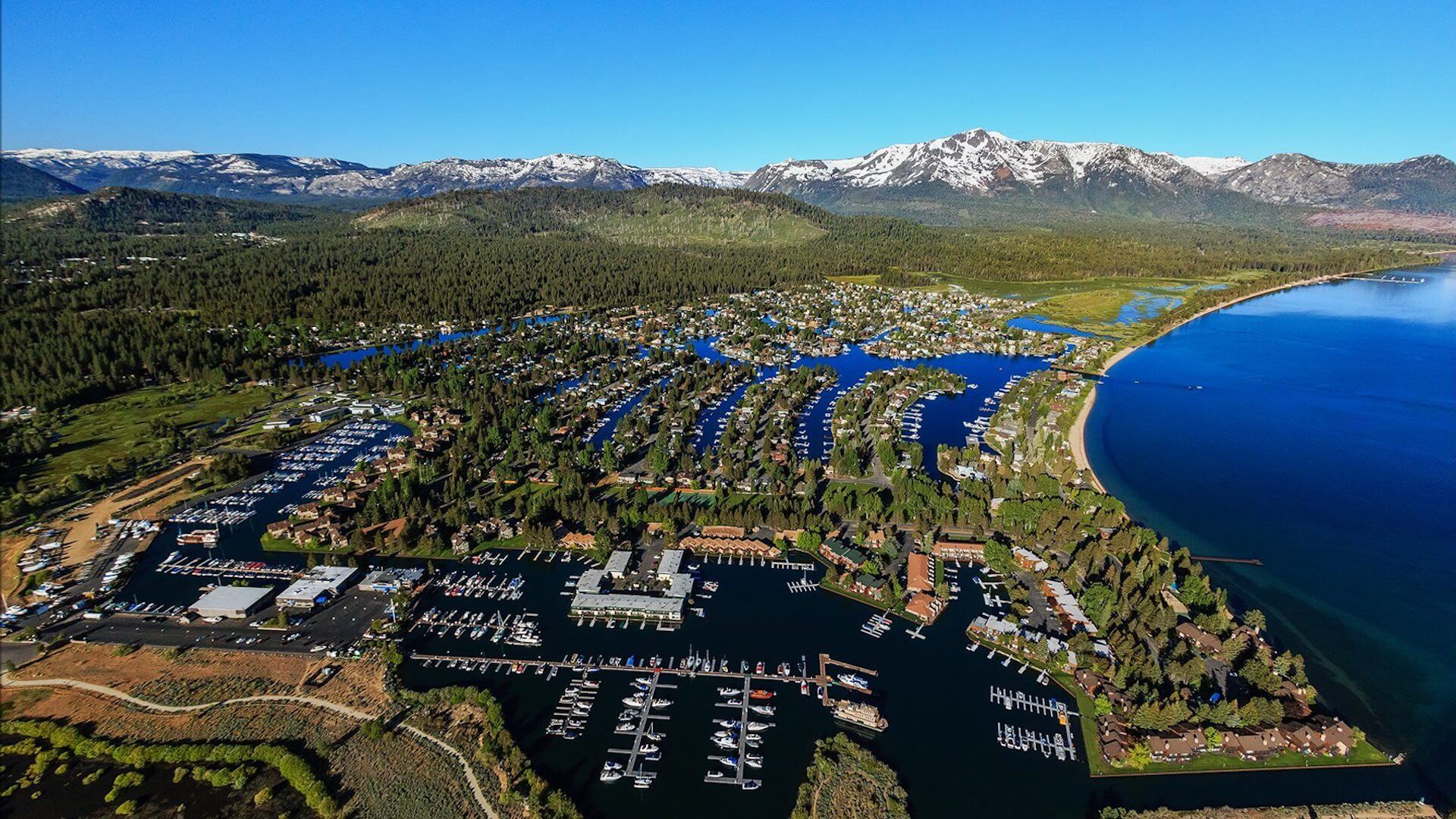 Tahoe Keys Marina - Mike Herron Photography