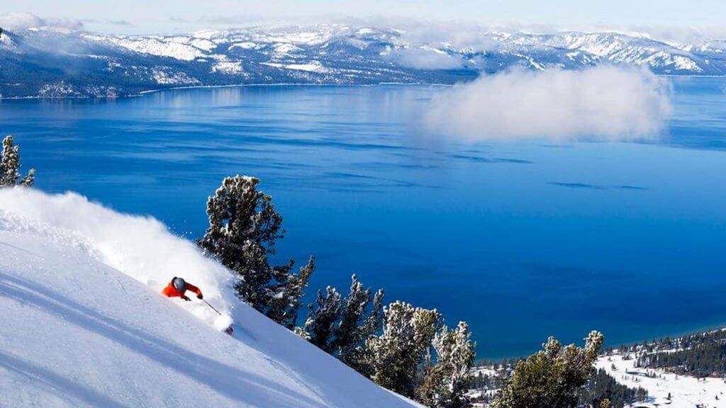 Skiing Heavenly Lake Tahoe