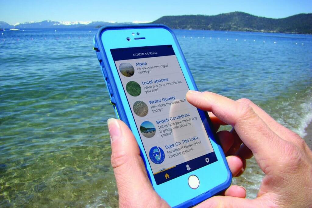 Free Citizen Science Tahoe App