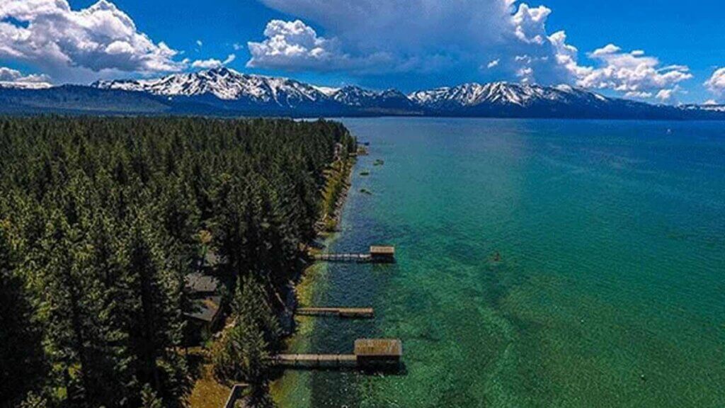 view of lake tahoe from mt tallac