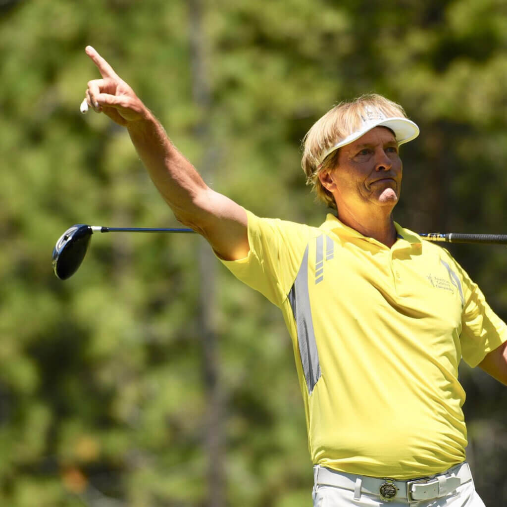 Jack Wagner at Celebrity Golf Lake Tahoe