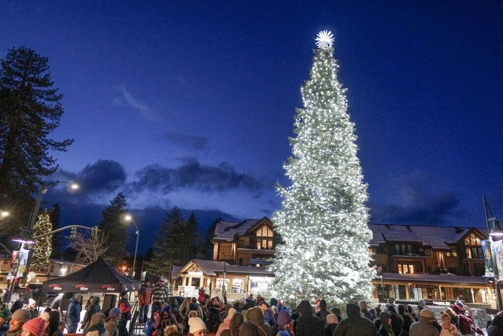 Holiday Tree Lighting at the Heavenly Village Lake Tahoe Visit Lake Tahoe