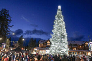 Holiday Tree Lighting Heavenly Village Lake Tahoe