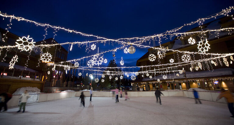 Ice Skating Heavenly Village