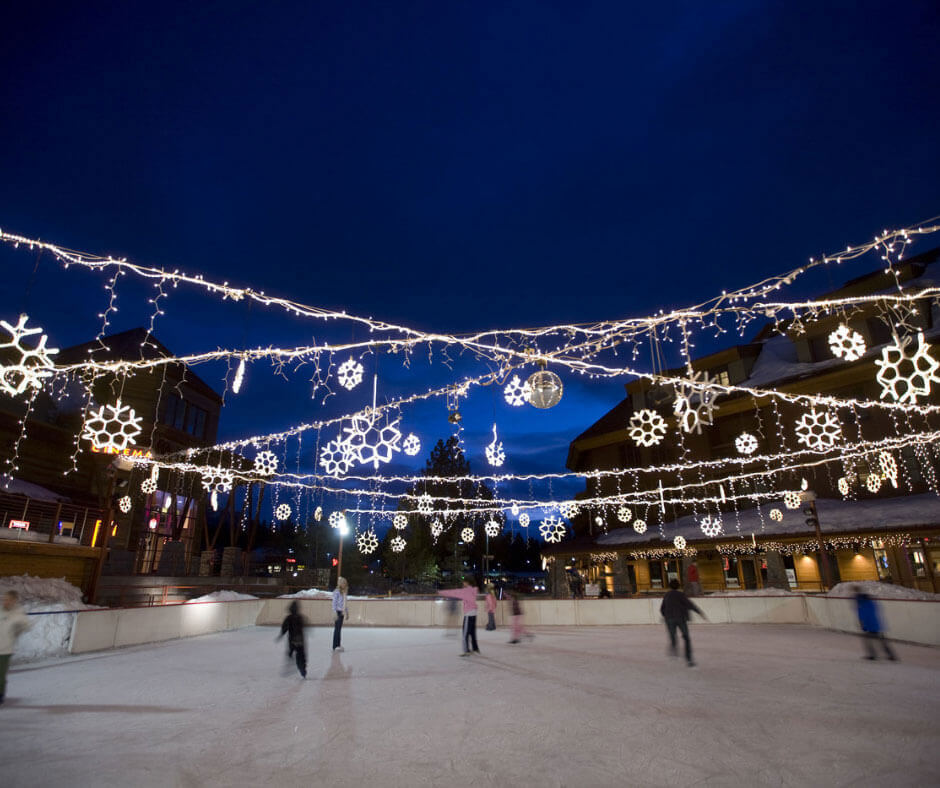 Heavenly Village Ice Rink Lake Tahoe