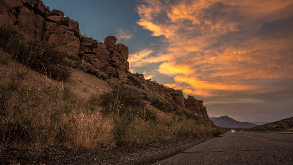 A View From the Road Leading into Lee Vining