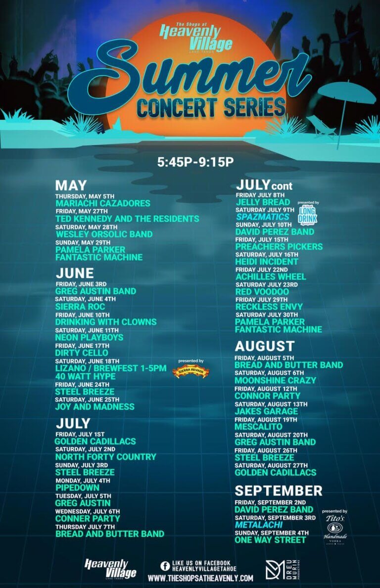 Summer Concert Series in Lake Tahoe