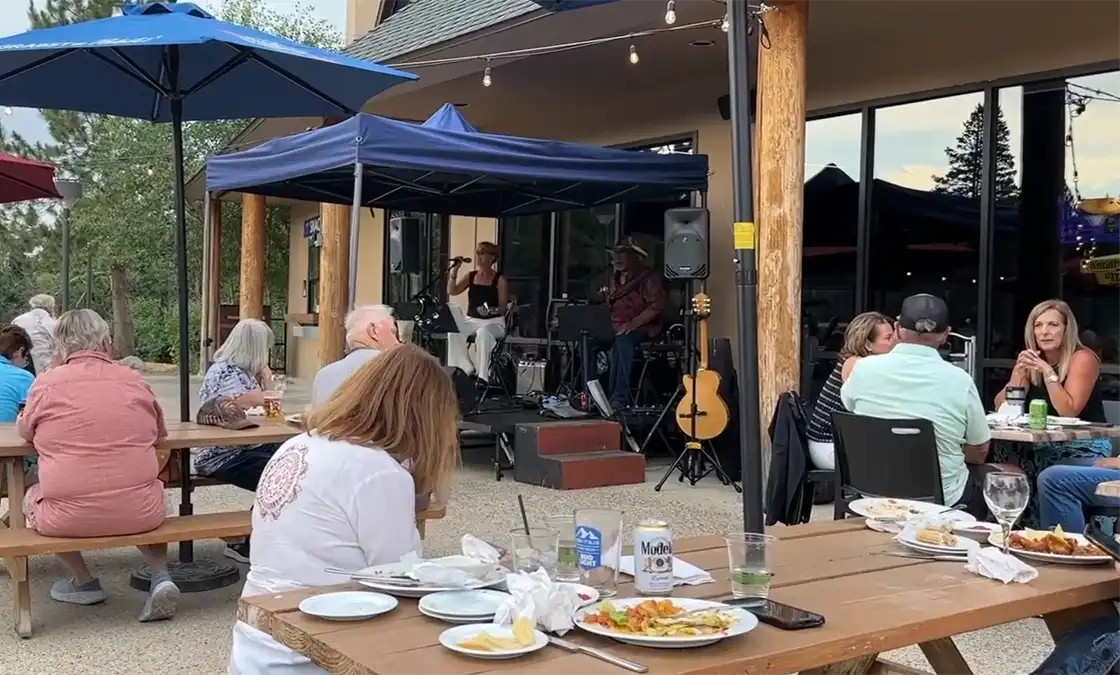 Lake Tahoe Golf Course Patio