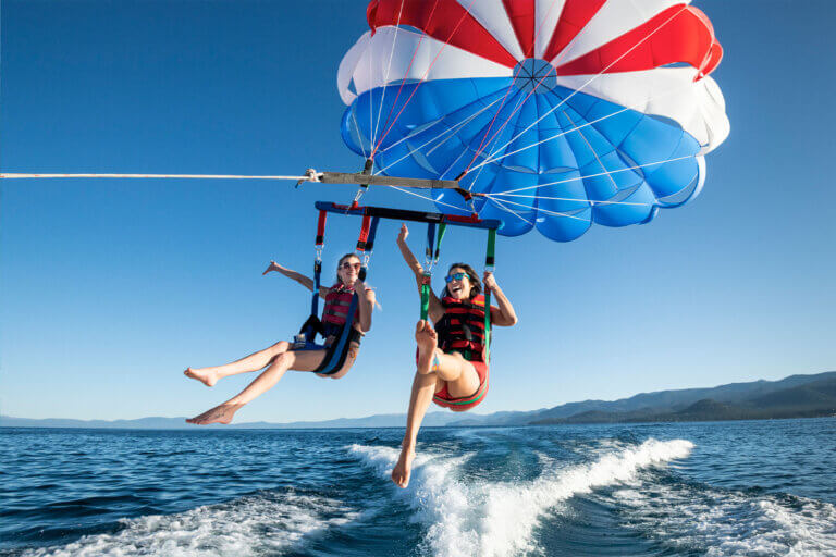 lake tahoe parasailing