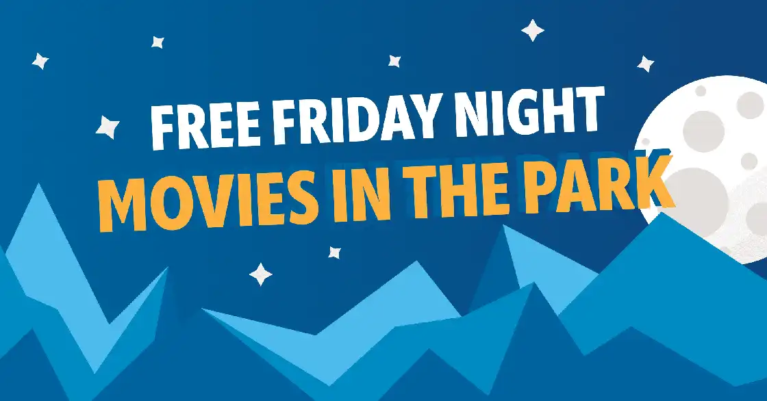 Friday night movies under the stars at Bijou Park Tahoe in July