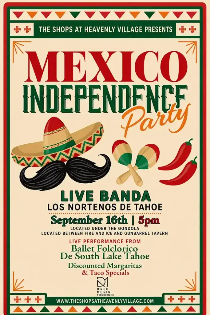 Mexico Independence Party at the Heavenly Village Lake Tahoe