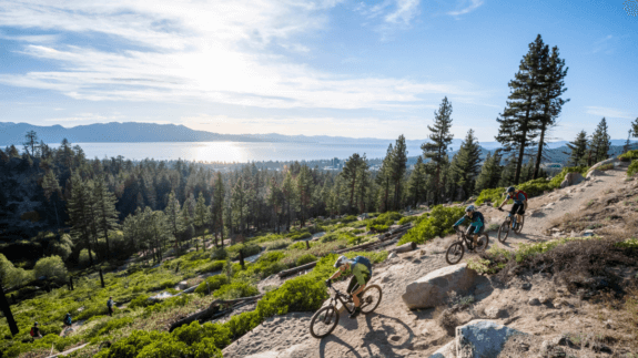 Biking Tahoe