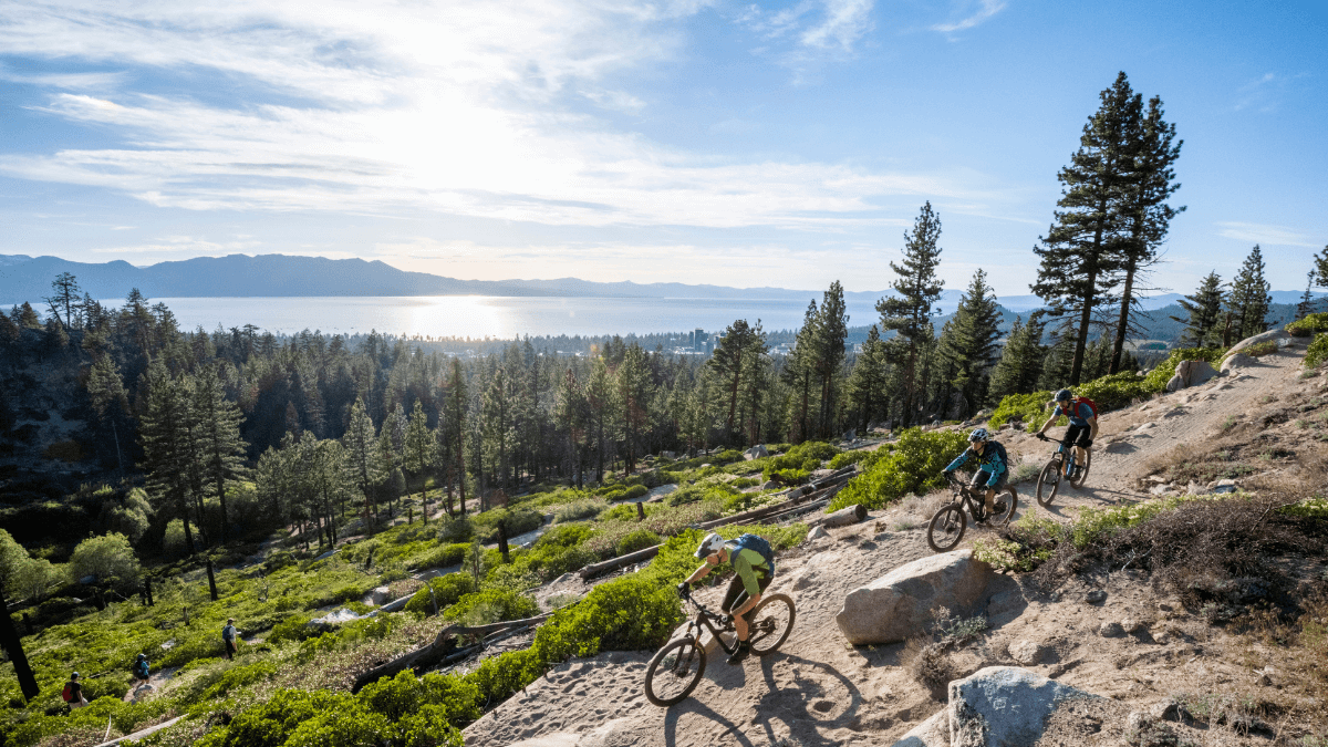 Biking Tahoe